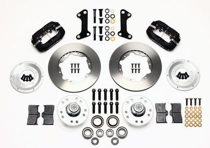 AIR RIDE & 4-LINK SYSTEM,CURRIE REAR END,WILWOOD 11" BRAKES,BLACK,67-69 GM F