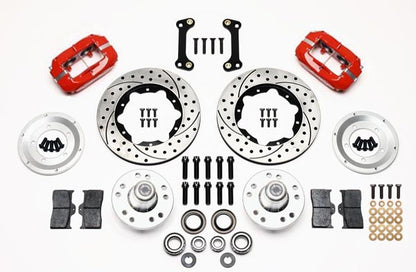 82-92 CAMARO KIT,FRONT,FDL,11",DRILLED,RED