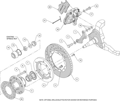 73-80 CDP A,B,E,&F,FRONT,11",DRILLED,RED