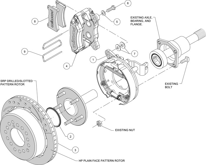 GM 12 BOLT,2.81",REAR PB,DPLP,11",DRILLED