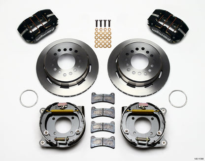 COILOVER & 4-LINK SYSTEM,WILWOOD 11" BRAKES,BLACK CALIPERS,67-69 GM F-BODY