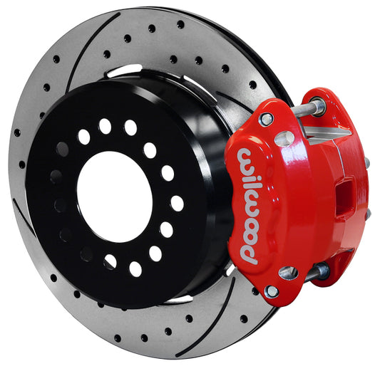 97-02 JEEP WRANGLER,DANA 35,REAR,D154,12" DRILLED,RED
