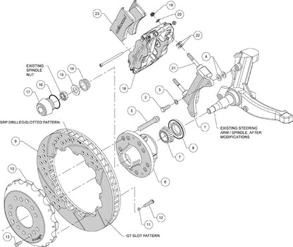 80-87 GM KIT,FRONT,SL6R,1.10",12.90"