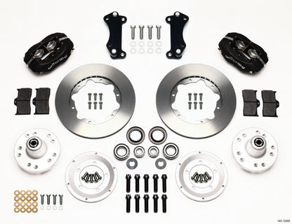 HEIDT'S 55-57 2" DROP KIT,FRONT,FDL,11" ROTORS,BLACK CALIPERS