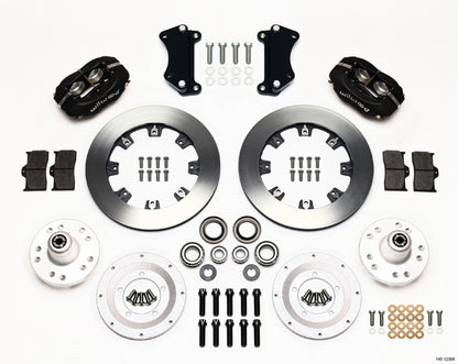 HEIDT'S 55-57 2" DROP KIT,FRONT,FDL,12" ROTORS,BLACK CALIPERS