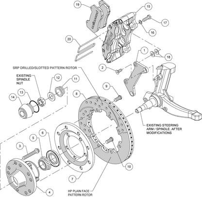 80-87 GM KIT,FRONT,DP6,12.19"