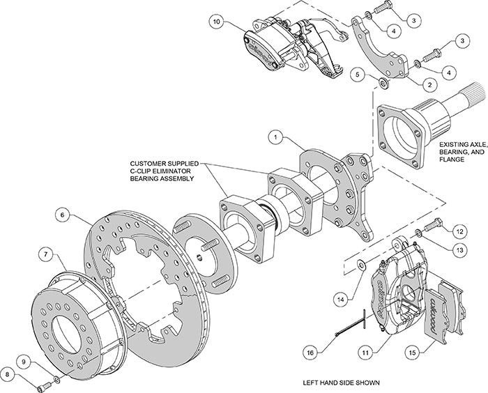 GM ELIMINATOR,2.91",REAR MC4 PB,12.19"