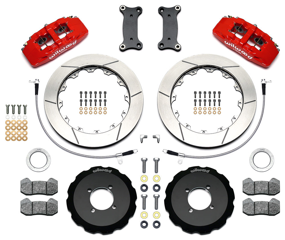 16-23 MAZDA MIATA,FRONT,13" ROTORS,RED CALIPERS,WITH LINES