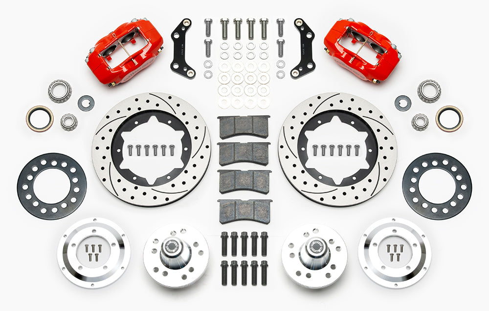 73-83 CDP A,B,E,F,J-BODY,W/DISC SPINDLES,11" DRILLED,RED