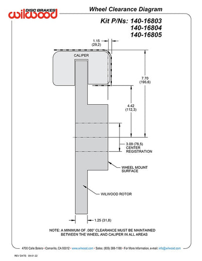 99-06 SILVERADO,SIERRA,AVALANCHE,TAHOE,YUKON,ESCALADE,FRONT,AERO 6,13.38 DRILLED