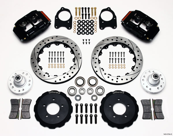 87-93 MUSTANG KIT,FRONT,SL6,12.90",DRILLED