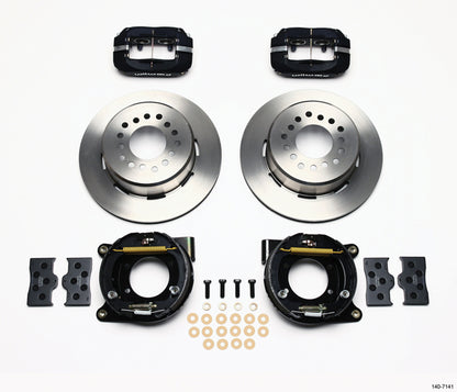67-69 GM F-BODY FULL DISC BRAKE,STOCK SPINDLES,ARMS,FRONT 13",REAR 12",BLACK