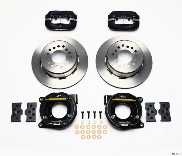 67-69 GM F-BODY FULL DISC BRAKE,2" DROP SPINDLES,ARMS,FRONT 13",REAR 12",BLACK