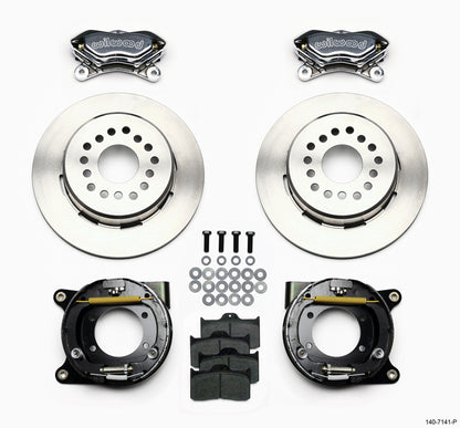 67-69 GM F-BODY FULL DISC BRAKE KIT & STOCK SPINDLES & ARMS,12" ROTORS,POLISHED