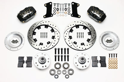 AIR RIDE & 4-LINK SYSTEM,WILWOOD 12" DRILLED BRAKES,BLACK CALIPERS,67-69 F