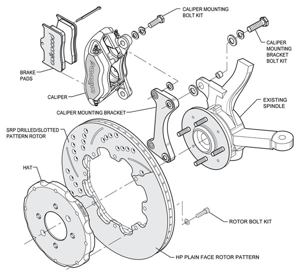 88-08 HONDA CIVIC KIT,240MM,FRONT,FDL,11"