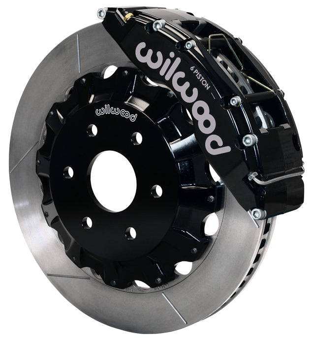 99-18 GM 1500 TRUCK/SUV,FRONT,TC6R 6 PISTON BLACK CALIPERS,16" ROTORS