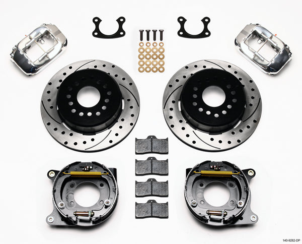 SMALL FORD KIT,2.50",REAR PB,12.19",DRILLED,POLISHED