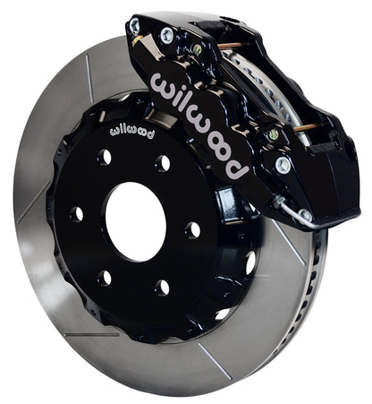 99-18 GM 1500 TRUCK/SUV,FRONT,W6AR 6 PISTON BLACK CALIPERS,14" ROTORS