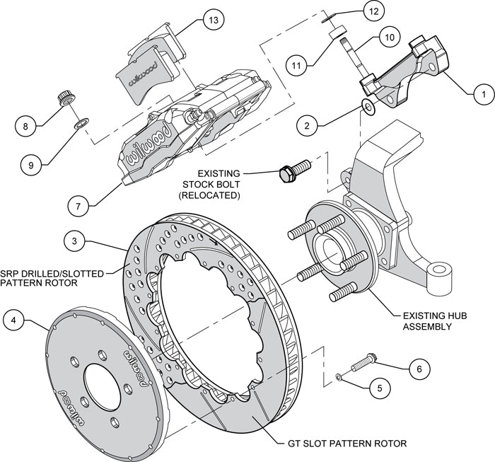 98-02 CAMARO & FIREBIRD KIT,FRONT,SL6R,14"