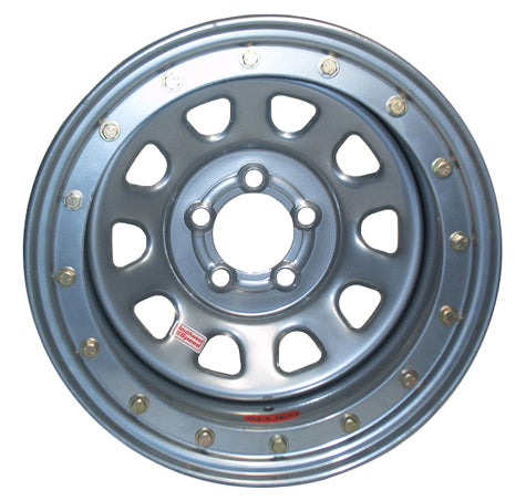 STEEL WHEEL,SILVER,DAYTONA SERIES,15X8,5X5,BEADLOCK,3" BACKSPACING